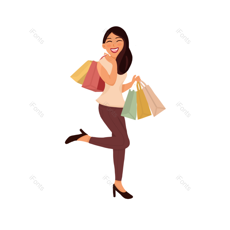 618图片,购物狂欢元素,年中大促PNG,大促免抠素材